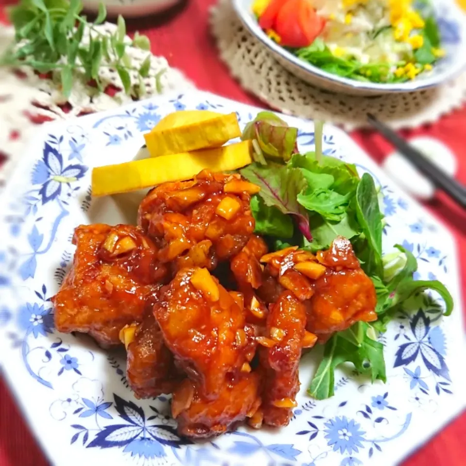 だまさんの料理 最近のお気に入り☆ヤンニョムチキン|とまと🍅さん