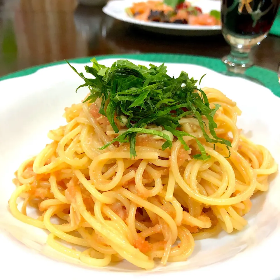 夕食には和風たらこスパゲッティ2019311|Seikoさん