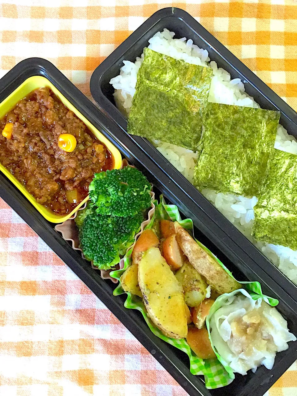 3/12☆キーマ&ジェノポテ弁当|ちーさん