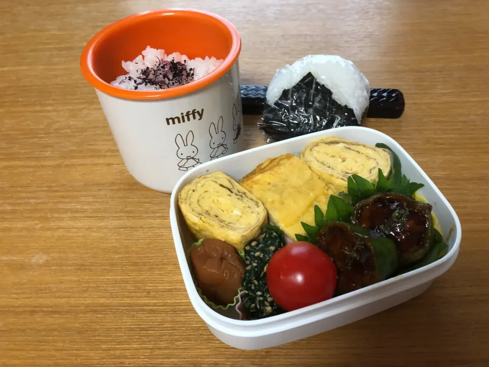 ピーマンの肉詰めバーグ弁当|csigapogiさん