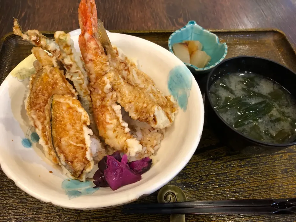 Snapdishの料理写真:天丼ランチ|わこさん