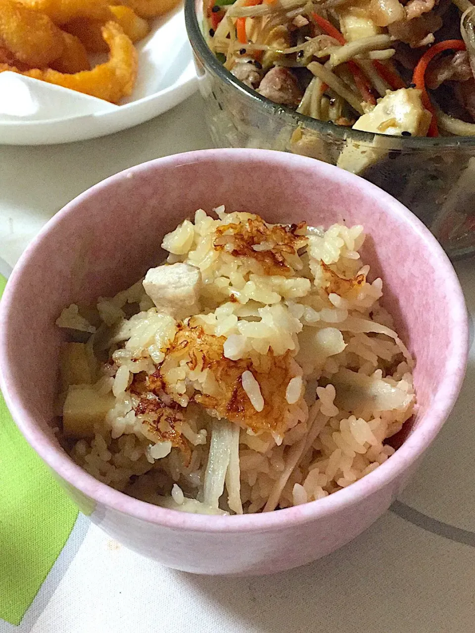 鳥ごぼうご飯。|hanakoさん