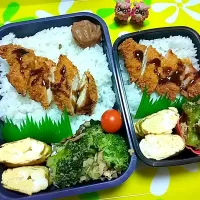 夫の弁当、娘の弁当