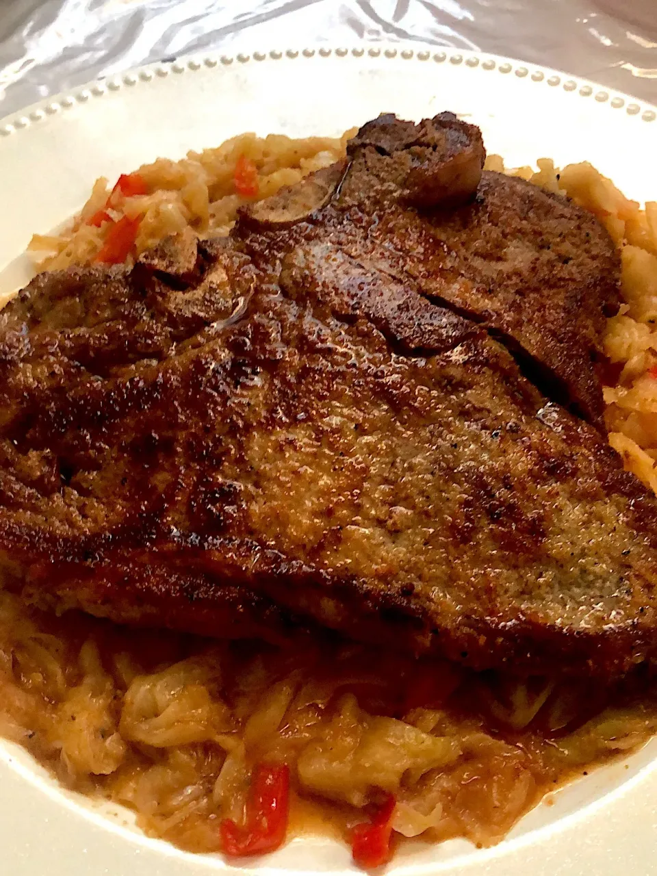 Porterhouse Steak And Cabbage|Jeanette Pacheco Quinonesさん