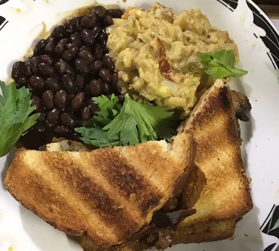 Black beans and rice pork roast sandwich|christl babcockさん