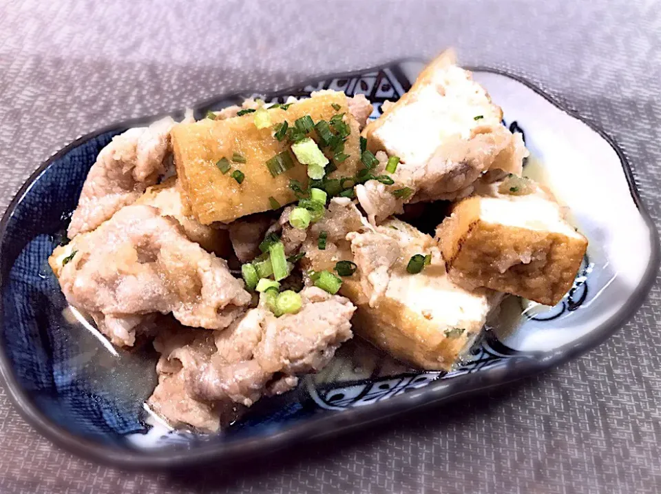 豚肉と厚揚げの煮物|しおたんさん