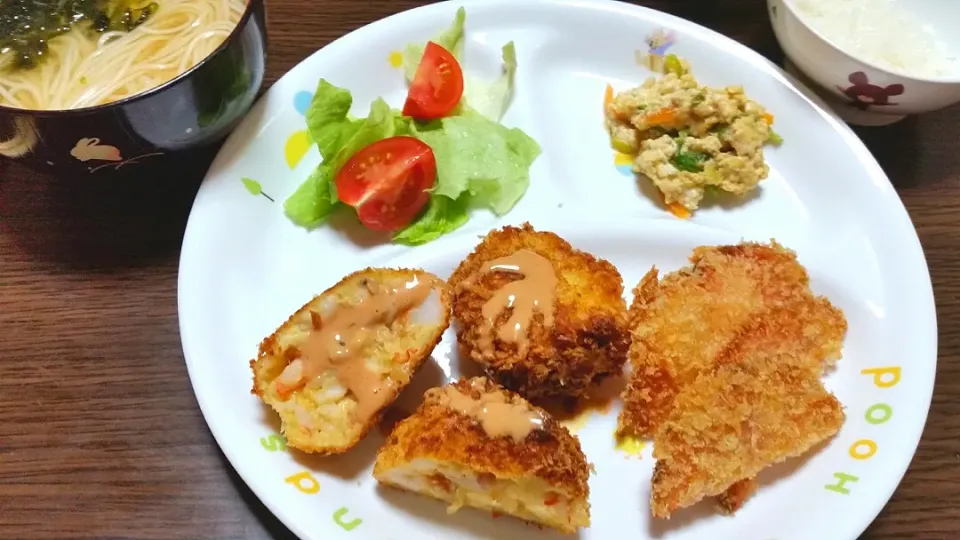 Snapdishの料理写真:今日の晩御飯🌃🍴|キヨちゃんさん