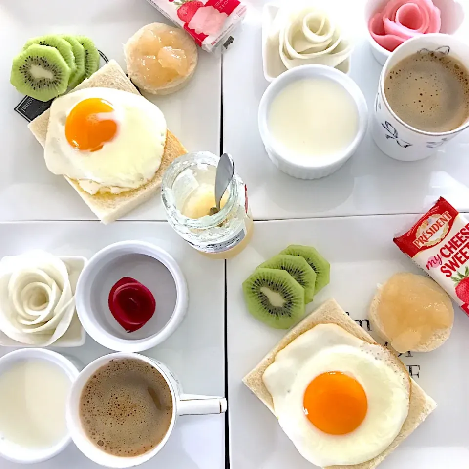 ホワイトデーな朝ごパン🍞|シュトママさん