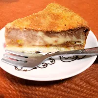 Snapdishの料理写真:マーブルチーズケーキタルト〜オレンジを埋め込んで〜|tokuchanさん