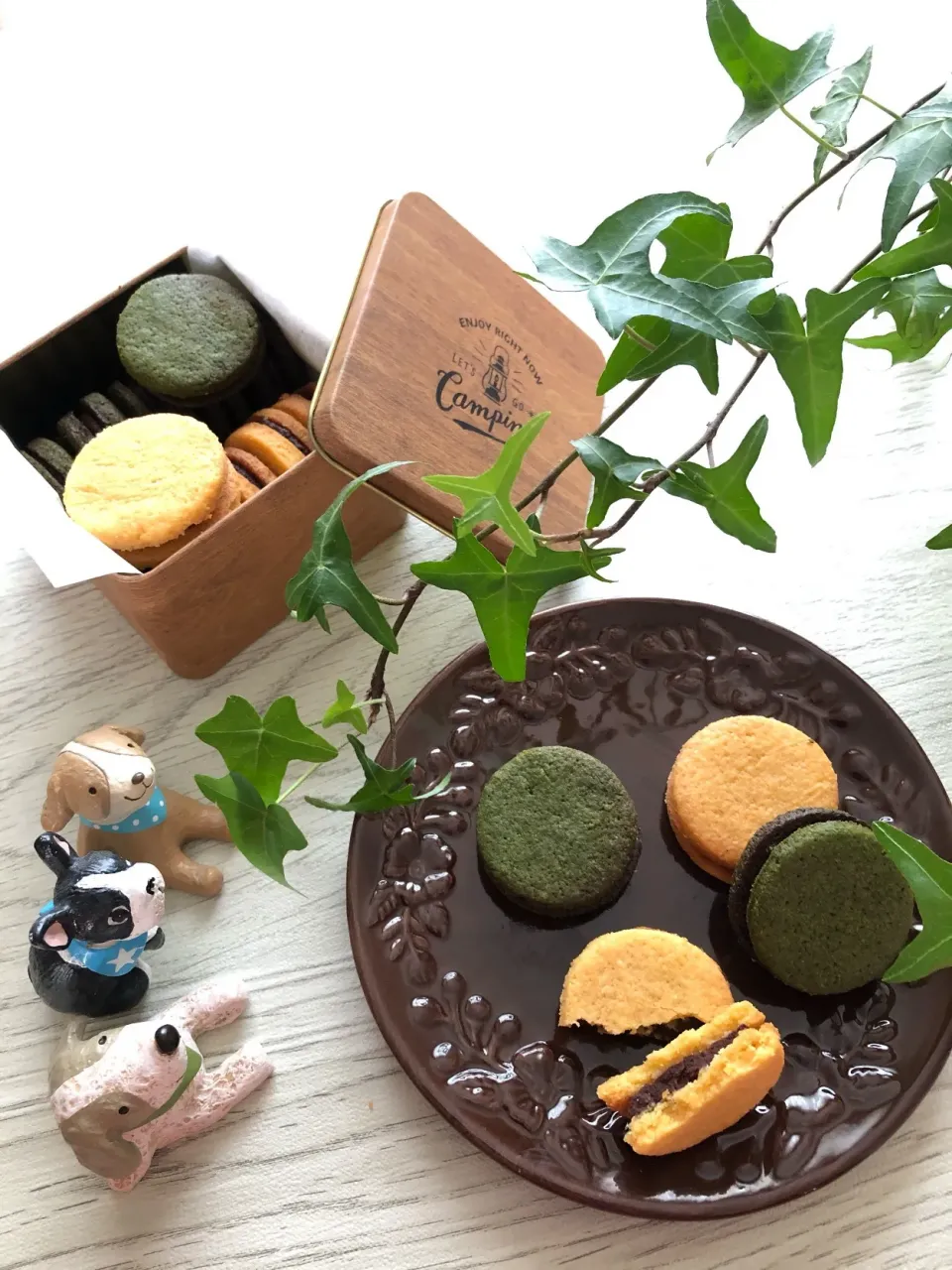 低糖質 生チョコサンドクッキー🍪 プレーン&抹茶 #糖質制限#大豆粉#アーモンドパウダー#ラカントS|くっきいママさん