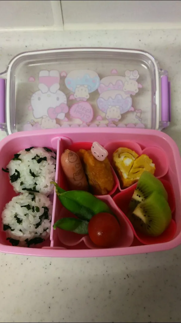 Snapdishの料理写真:娘ちゃん弁当19/03/12|meguminさん