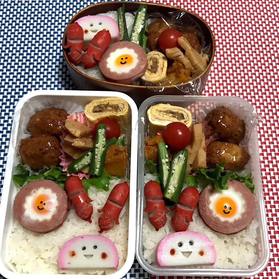 2019年3月15日 ムスコ・ムスメ&オレ弁当♪|クッキングおやぢさん