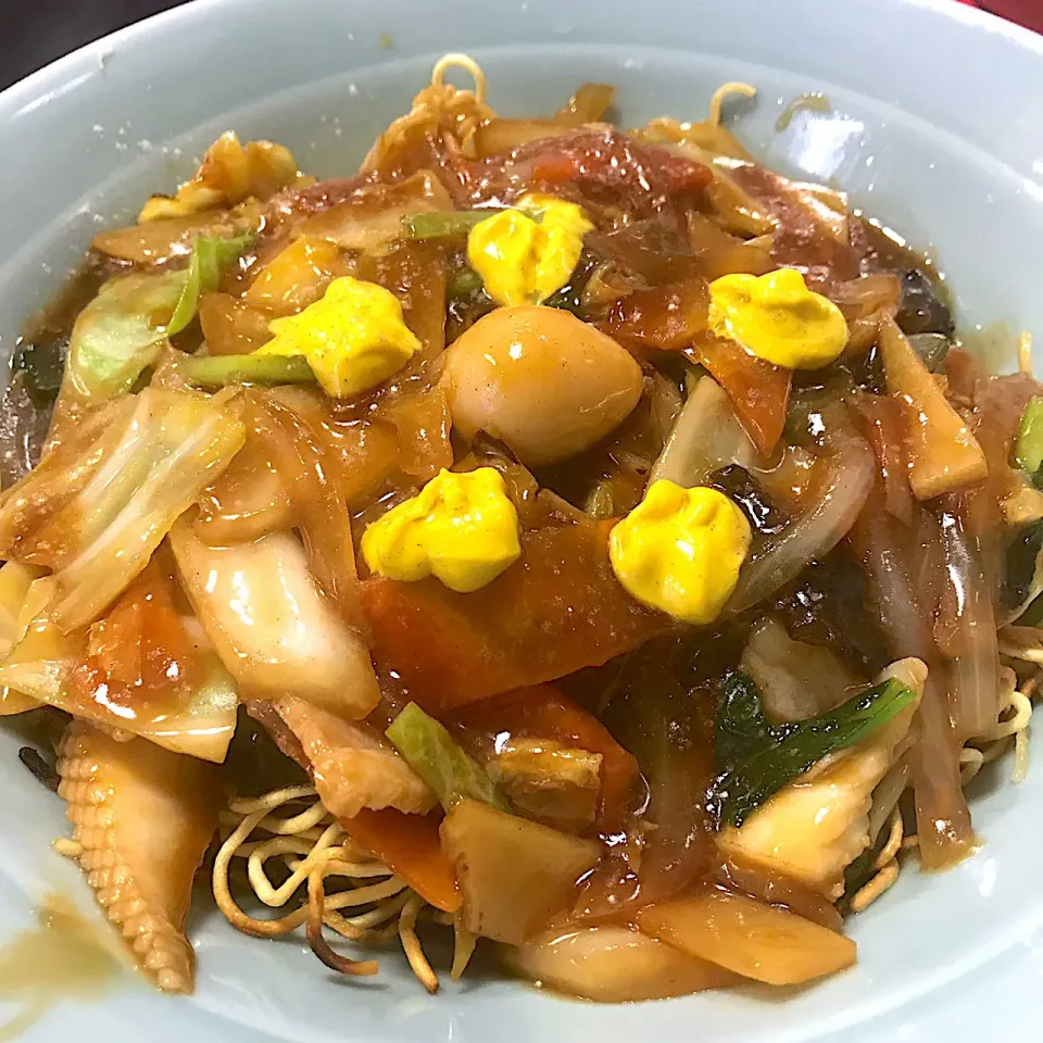 かた焼きそば|Food is lifeさん