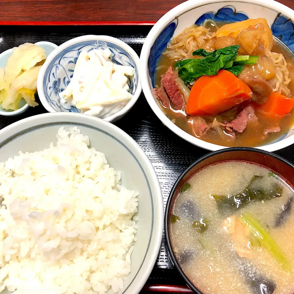 牛すじ肉じゃが定食|Noriyuki Saitoさん