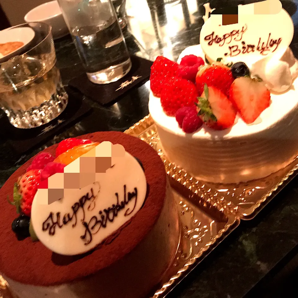 Snapdishの料理写真:お誕生日ケーキ‹‹\(´ω` )/››~❤️|さくらさん