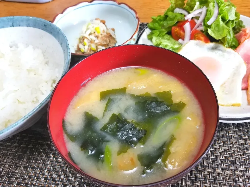 味噌汁がある　朝飯！|クッキングオヤジさん