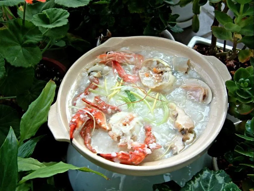 seafood congee|steven z.y.さん