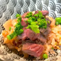 海老とお肉の炊き込みご飯|higekobutaさん