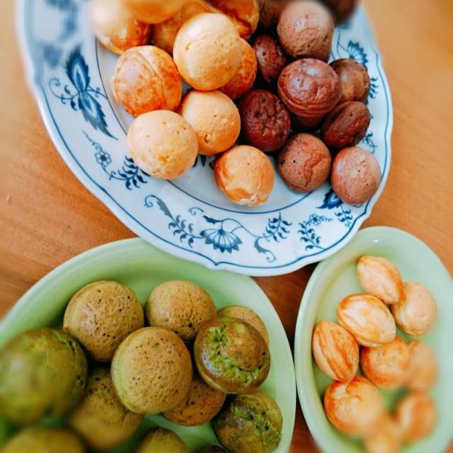 ベビーカステラ4種類ー/トモ | Snapdish[スナップディッシュ] (ID:Suu8fa)