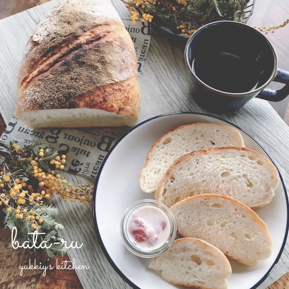 Snapdishの料理写真:またまたバタール🥖|ユッキーさん