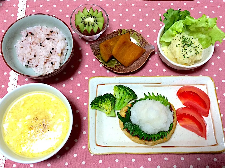 豆腐ハンバーグ定食|ゆぴさん