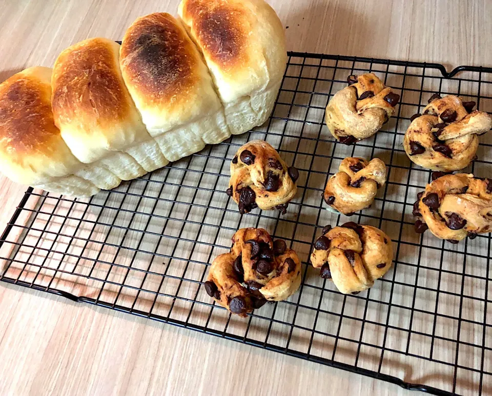 食パン🍞チョコチップ珈琲パン|きむらゆりかさん