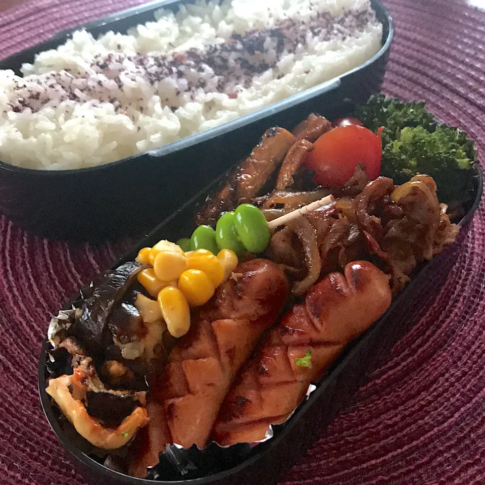 今日のお弁当🍱
豚肉と玉ねぎ炒め

お天気の良い朝
今日は過ごしやすく
なりそうです。

今週もスタートです
今日も気をつけて
いってらっしゃい👋😊|mokoさん