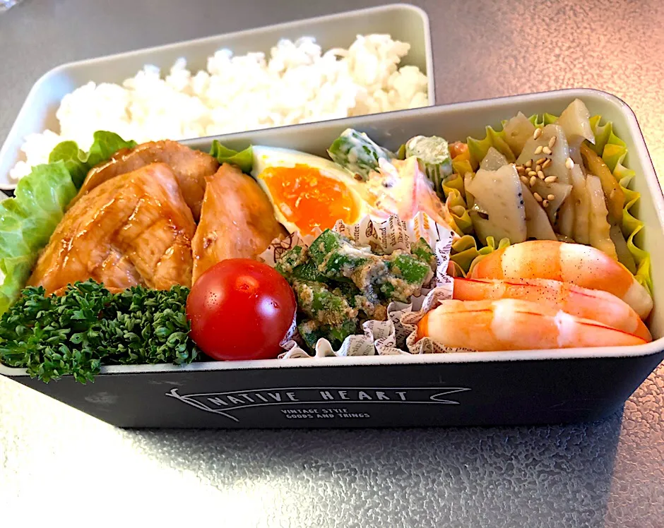 Snapdishの料理写真:旦那さんへのお弁当🌸|yuriさん