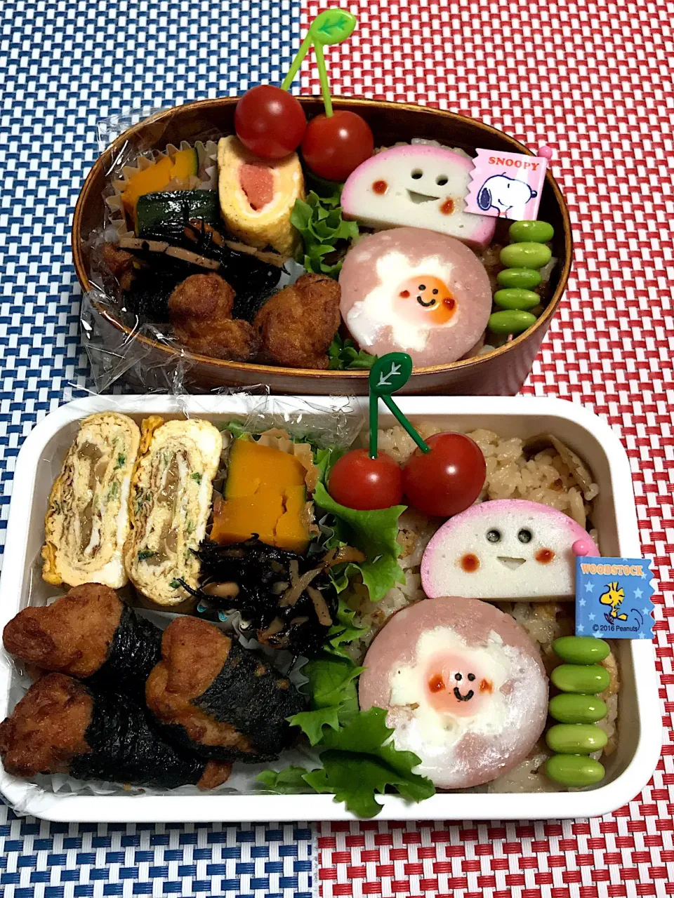 Snapdishの料理写真:2019年3月19日 ムスコ&オレ弁当♪|クッキングおやぢさん