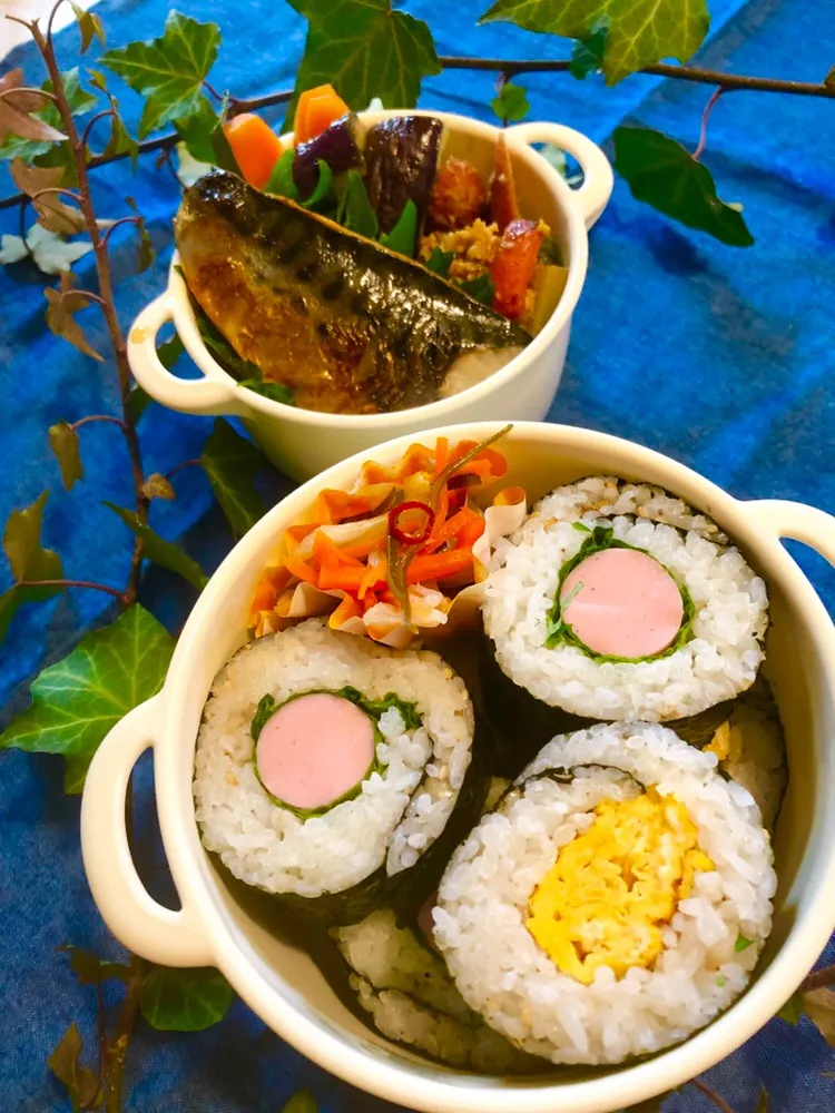 昨日の旦那の夜勤のお弁当🍱|ぷーはるひゅうさん