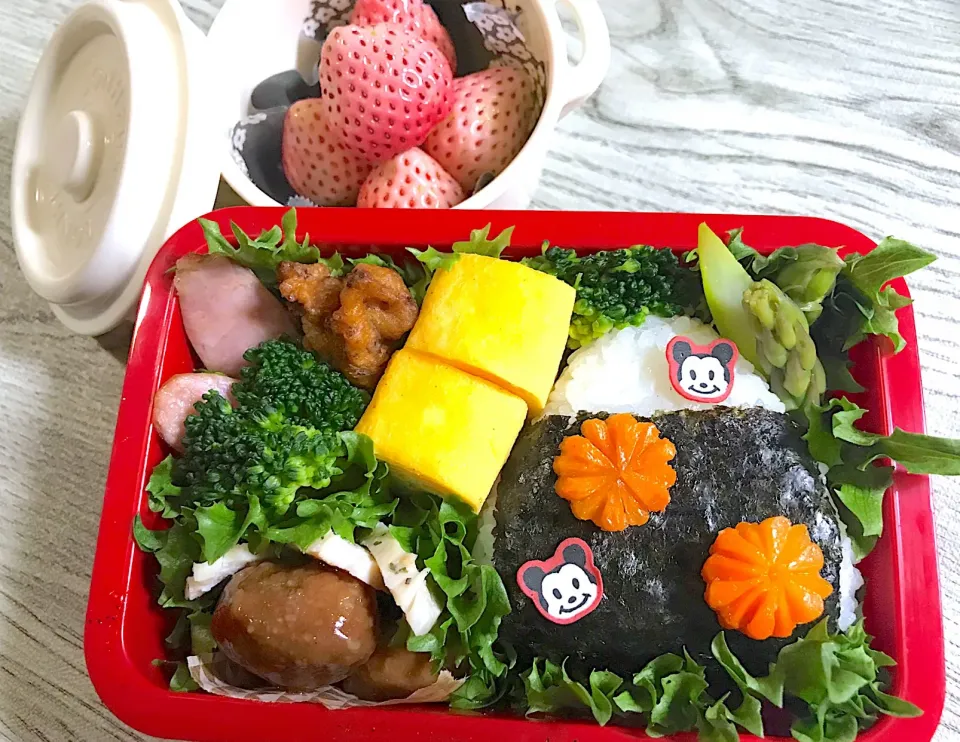 Snapdishの料理写真:中1息子のお弁当|みあとのさん