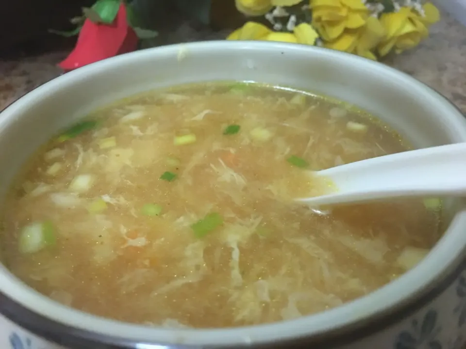 Snapdishの料理写真:Chicken vegetables soup with lemon grass|Tasnim Rafiaさん