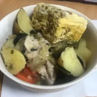 朝飯 鍋と卵|しんたろうさん