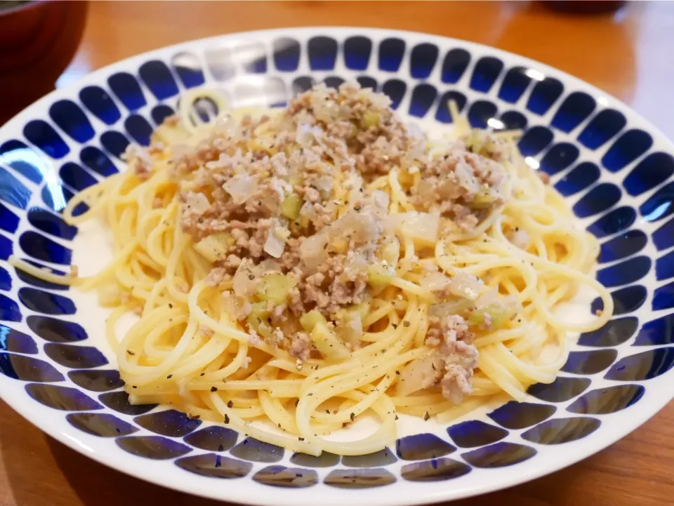 19/03/21 ランチ♪ ナスとひき肉のパスタ|ikukoさん