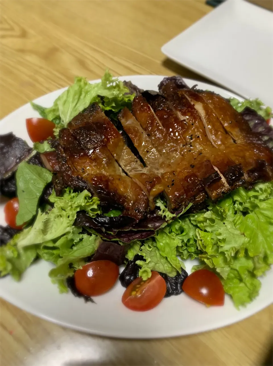 スモークチキンサラダ|ちびろ菌さん