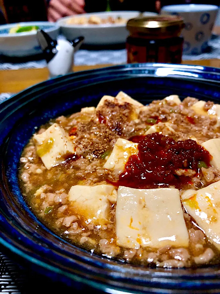 花椒香る麻婆豆腐  麻辣醤のせ|くっきいママさん