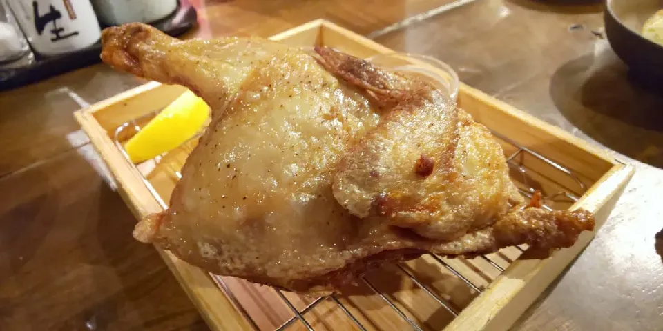 Snapdishの料理写真:鶏の半身揚げ|kamekameさん