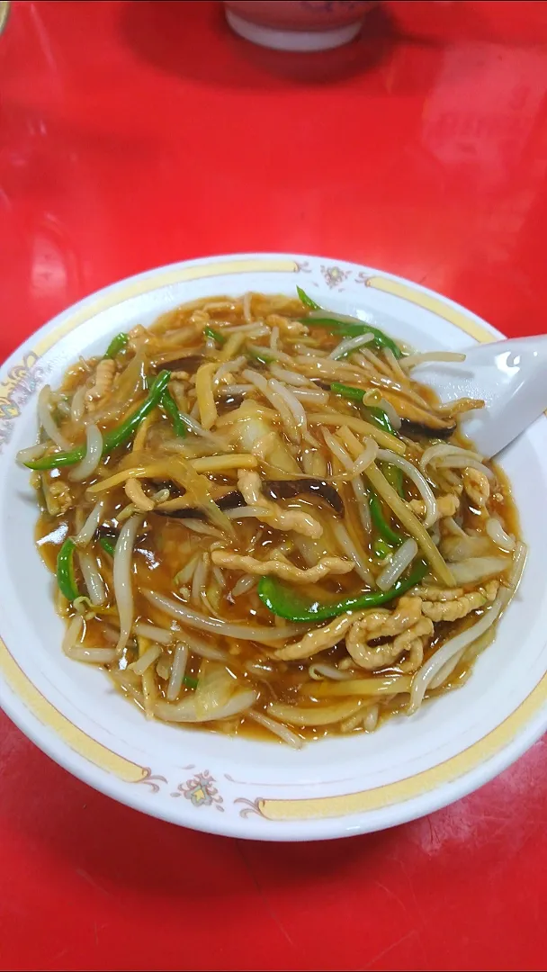 豚と細切り野菜のあんかけご飯|Yasuyoさん