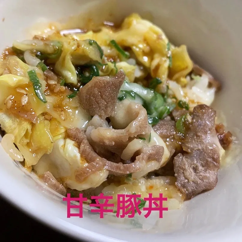 豚丼#豚丼#甘辛豚丼#甘辛#簡単#1分|sirohigepokoさん