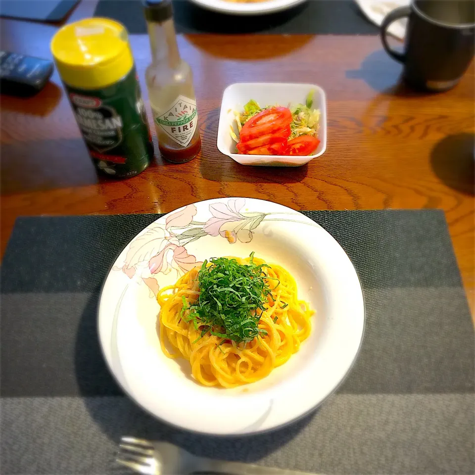 Snapdishの料理写真:明太子パスタ|yakinasuさん