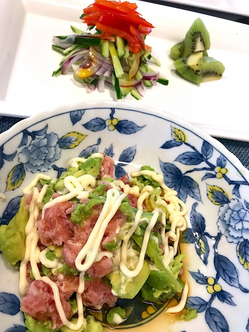 Snapdishの料理写真:朝 サラダ🥗2種|シュトママさん