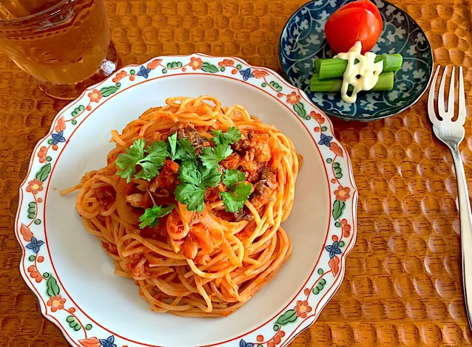 トマトパスタ🍅|春夏秋冬さん