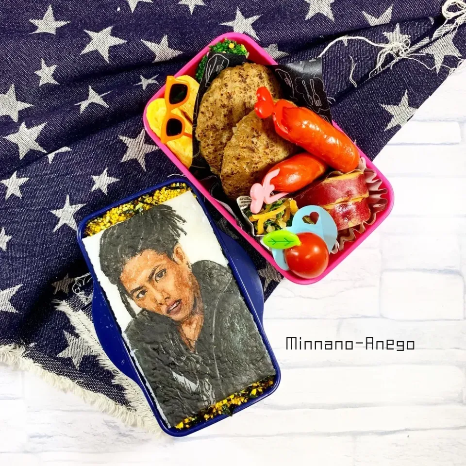 THE RAMPAGE from EXILE TRIBE『後藤拓磨』弁当
 #オブラートアート 
 #オブアート 
 #似顔絵弁当|みんなのあねごさん