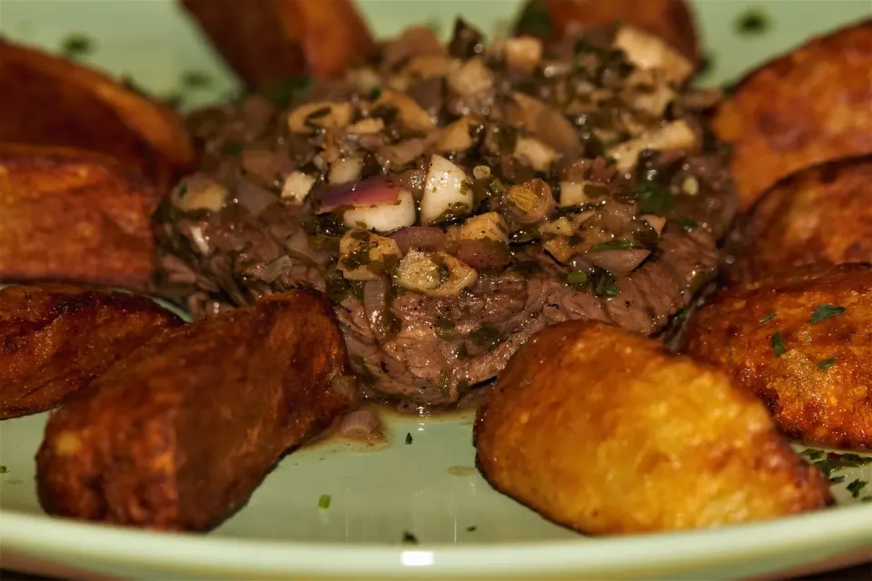 Bavette (flank steak) et sa Persillade.|PHILIPPEさん