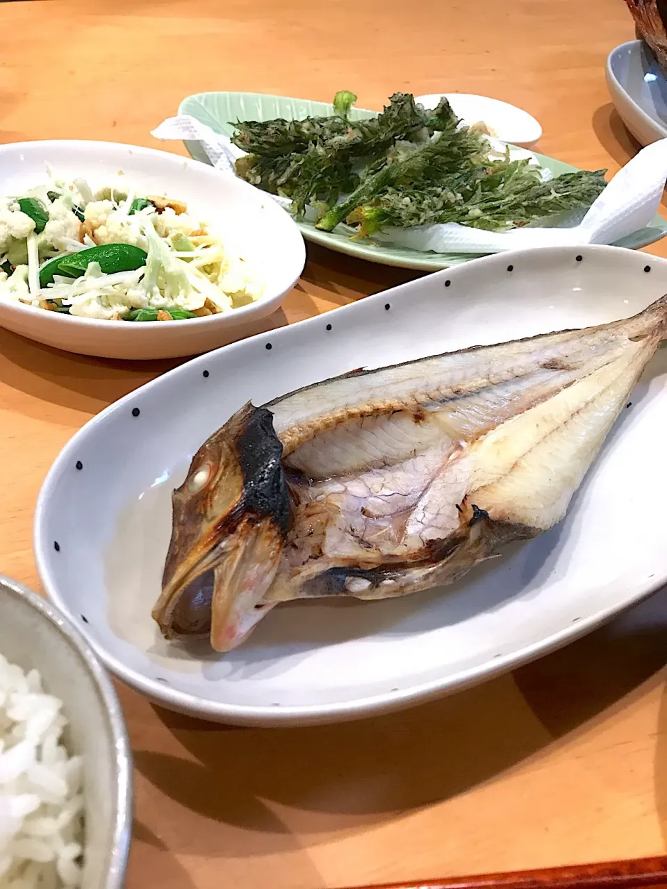 ホウボウの干物定食|ふくながさん