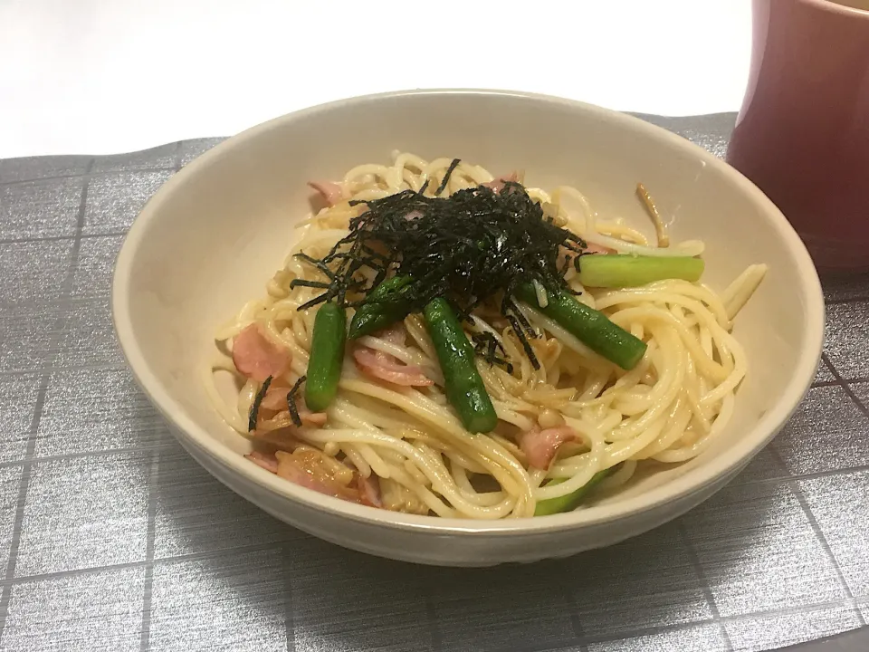 米粉を使った春パスタ|まみさん