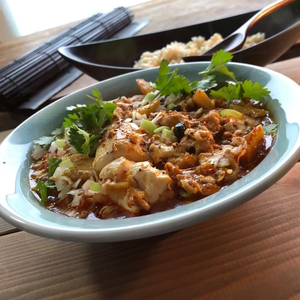 鶏麻婆豆腐|アズフラさん