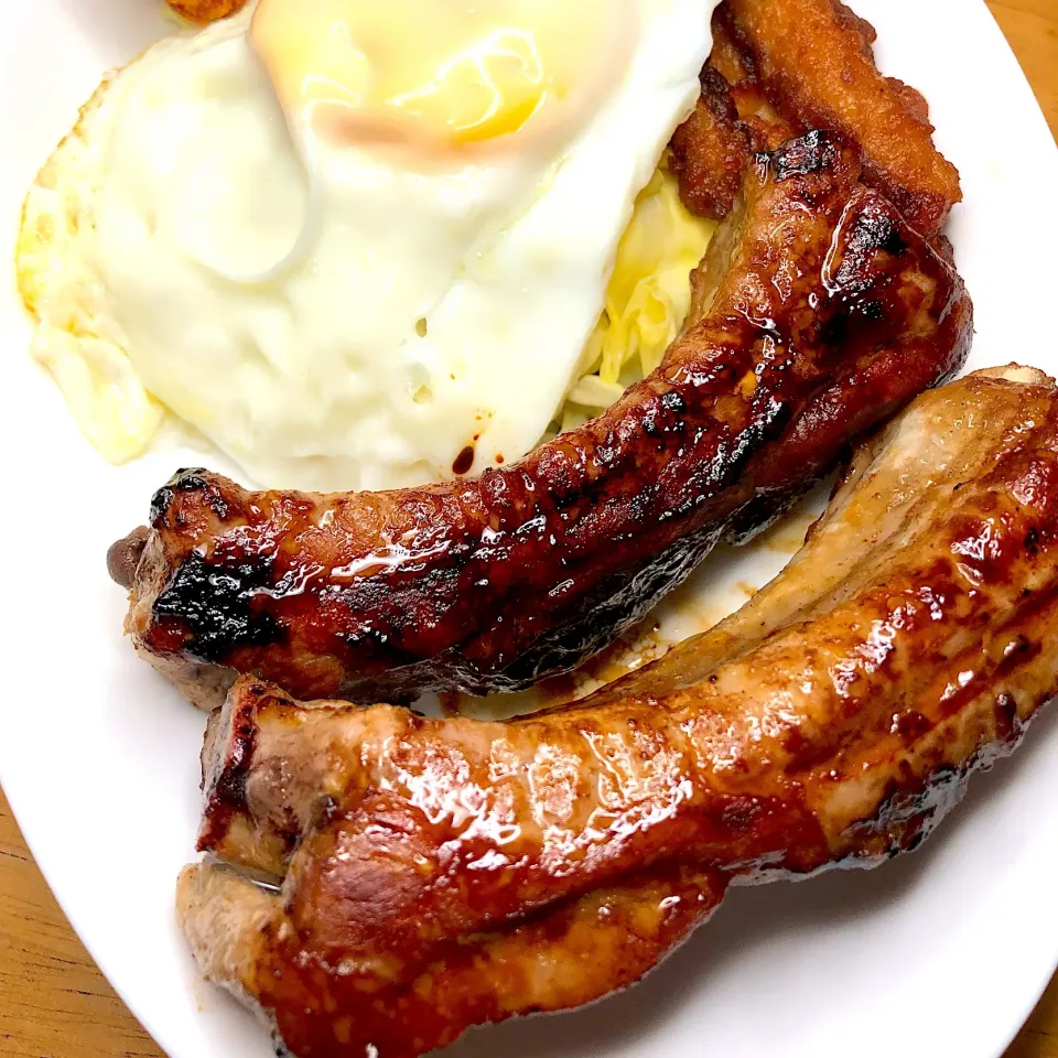 サミカさんの料理 スペアリブ焼きました🍖|Makokoさん