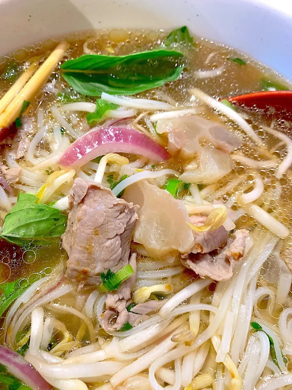 Pho with rare beef & tendon  #pho #phórarebeefandtendon|🌺IAnneさん