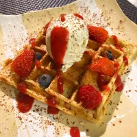 Vegan waffle|Hayato Ishidaさん